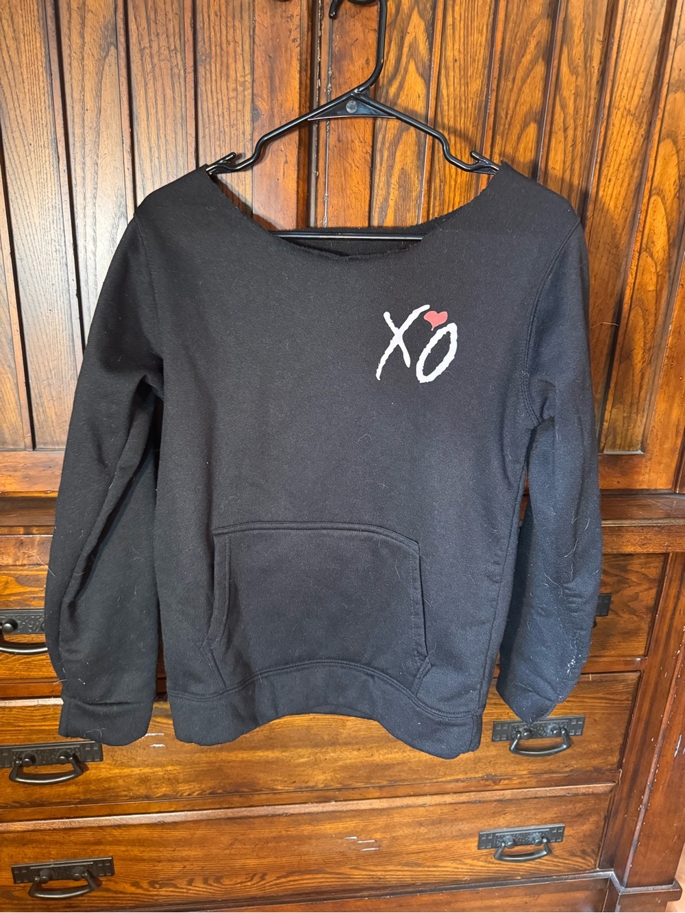 Black XO Women's Sweatshirt